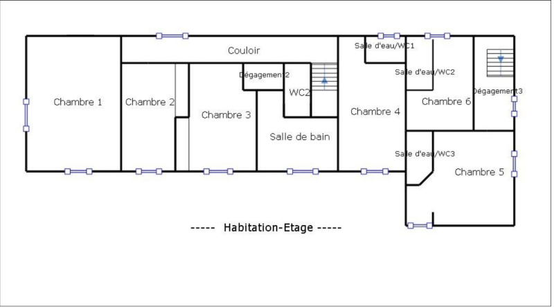 plan 1er étage