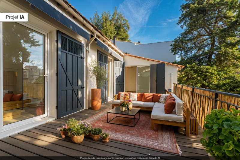 simulation IA ameublement terrasse