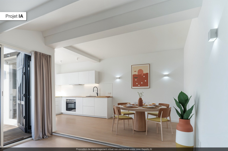 simulation IA décoration séjour